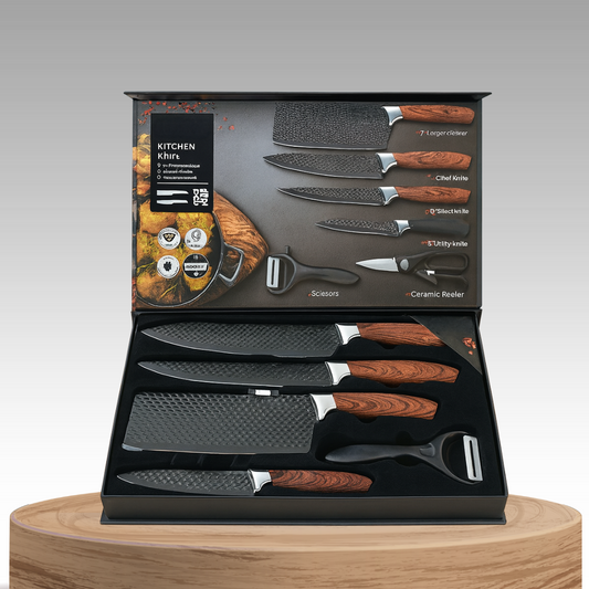 Culinaire | Premium 6-Piece Stainless Steel Kitchen Knife Set