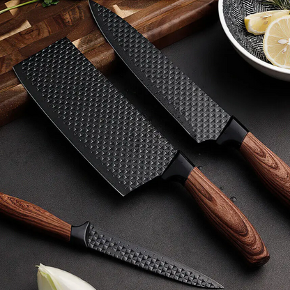 Culinaire | Premium 6-Piece Stainless Steel Kitchen Knife Set