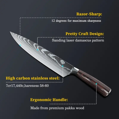 SharpCraft | 8-Inch Japanese Chef Knife