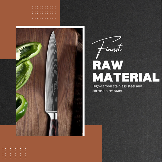 Solvara | 8-Piece German Stainless Steel Kitchen Knife Set